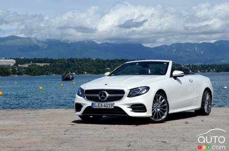 2018 Mercedes E-Class Cabriolet and its Little Cousin in Sunny Switzerland